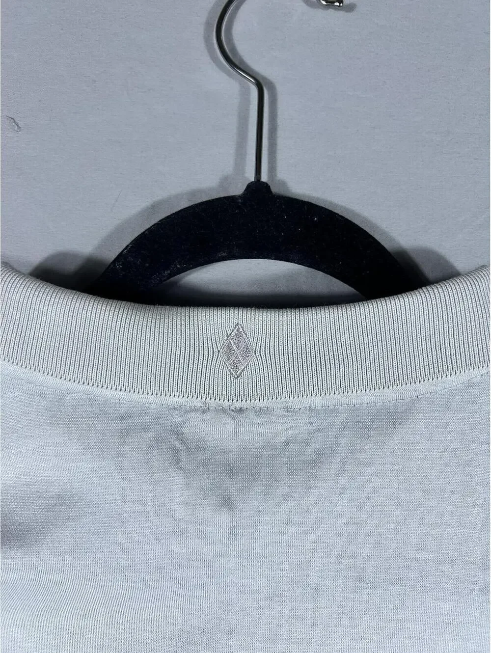 Diamond Apparel Polo Shirt Solid Gray Color Classic Three-Button Size Men’s 3XL